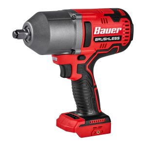 BAUER - 20V Brushless Inalámbrico, Llave de Impacto de Alto Torque 1/2 pulgada - Solo Herramienta - 58514