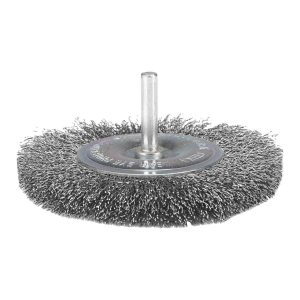 WARRIOR - 4 in. Wire Wheel with 1/4 in. Shank - 60318
