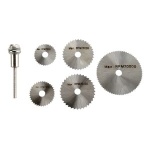 CHICAGO ELECTRIC POWER TOOLS - High-Speed Steel Rotary Saw Blade Set, 6-Piece - 67224