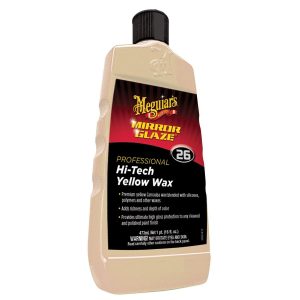 MEGUIAR'S - 16 oz. Mirror Glaze Hi-Tech Yellow Wax - 62226