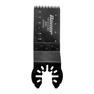 BAUER - 1-3/16 in. Bi-Metal Precision Tooth Plunge/Flush Cutting Blade for Oscillating Multi-Tools - 64952
