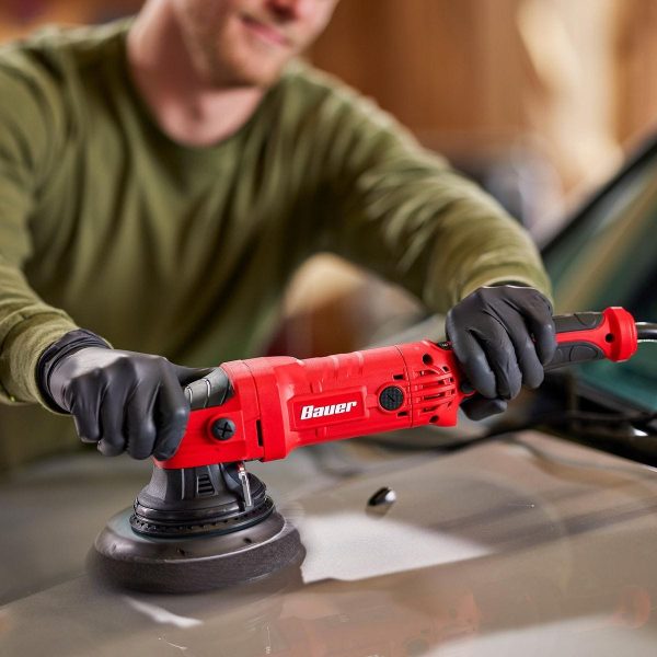 BAUER - 7.5 Amp, 6 in., 20 mm Long-Throw Random Orbit DA Polisher - 56367 - Imagen 12