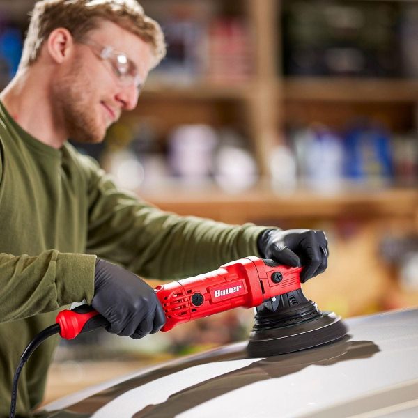 BAUER - 7.5 Amp, 6 in., 20 mm Long-Throw Random Orbit DA Polisher - 56367 - Imagen 13