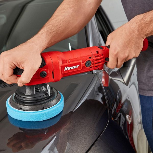 BAUER - 7.5 Amp, 6 in., 20 mm Long-Throw Random Orbit DA Polisher - 56367 - Imagen 9
