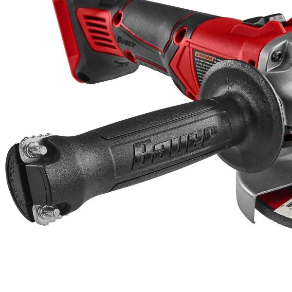 BAUER - 20V Inalámbrica, 4-1/2 pulg. Esmeriladora Angular con Interruptor Deslizante - Solo Herramienta - 56401 - Imagen 6