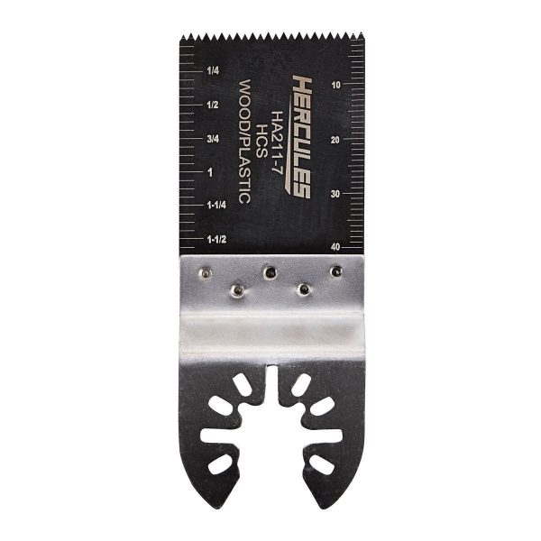 HERCULES - 1-3/8 in. High-Carbon Steel Plunge/Flush Cut Blade for Oscillating Multi-Tools - 56492 - Imagen 2