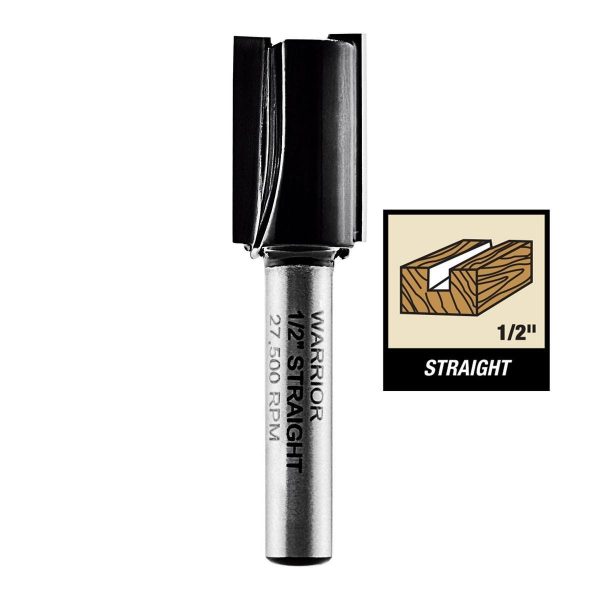 WARRIOR - Carbide Router Bit Set, 5-Piece - 56550 - Imagen 4