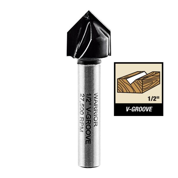 WARRIOR - Carbide Router Bit Set, 5-Piece - 56550 - Imagen 6