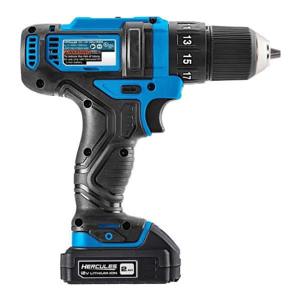 HERCULES - 12V Cordless, 3/8 in. Compact Drill/Driver - Tool Only - 56563 - Imagen 4