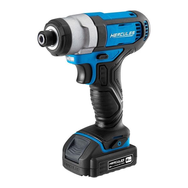 HERCULES - 12V Inalámbrico Compacto Impacto 1/4 pulg. Hex - Solo Herramienta - 56567