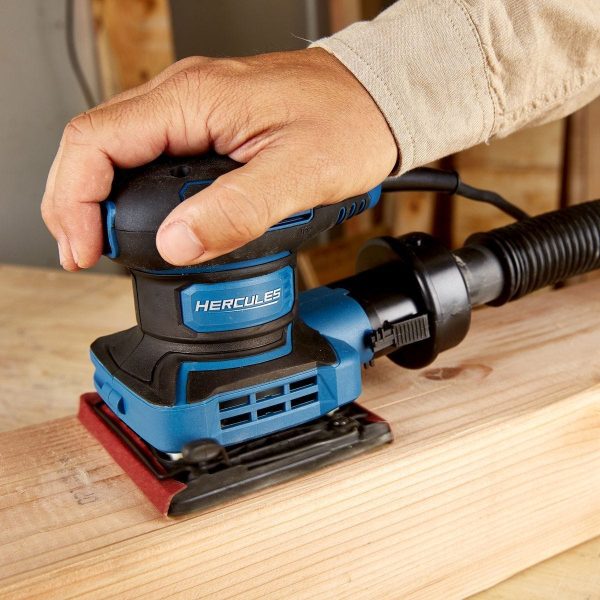 HERCULES - 2.4 Amp Orbital 1/4 Sheet Sander with Soft Start - 56602 - Imagen 9