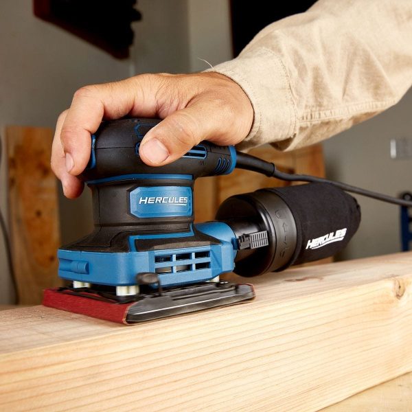 HERCULES - 2.4 Amp Orbital 1/4 Sheet Sander with Soft Start - 56602 - Imagen 8