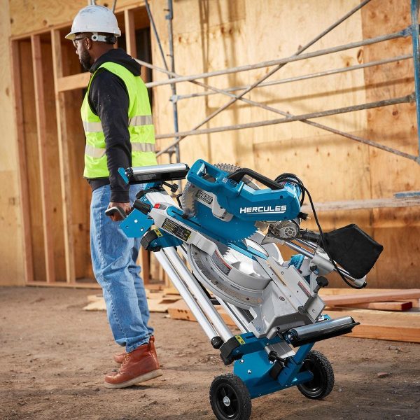 HERCULES - 12 in. Dual-Bevel Sliding Compound Miter Saw with Precision LED Shadow Guide - 56682 - Imagen 15
