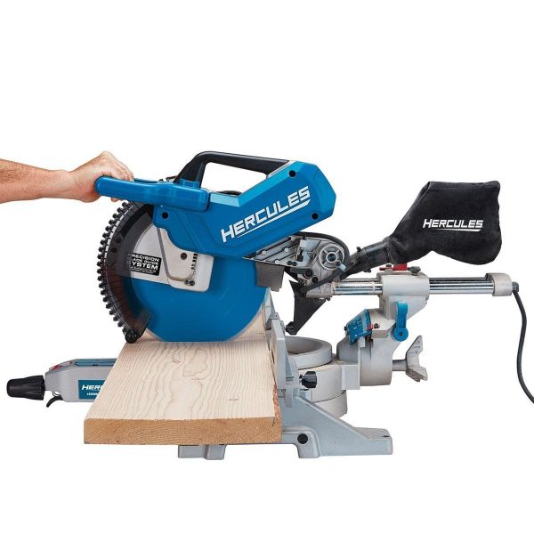 HERCULES - 12 in. Dual-Bevel Sliding Compound Miter Saw with Precision LED Shadow Guide - 56682 - Imagen 7