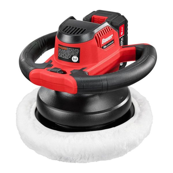 BAUER - 20V Inalámbrico, Buffer de 10 Pulgadas – Solo Herramienta - 56722 - Imagen 5