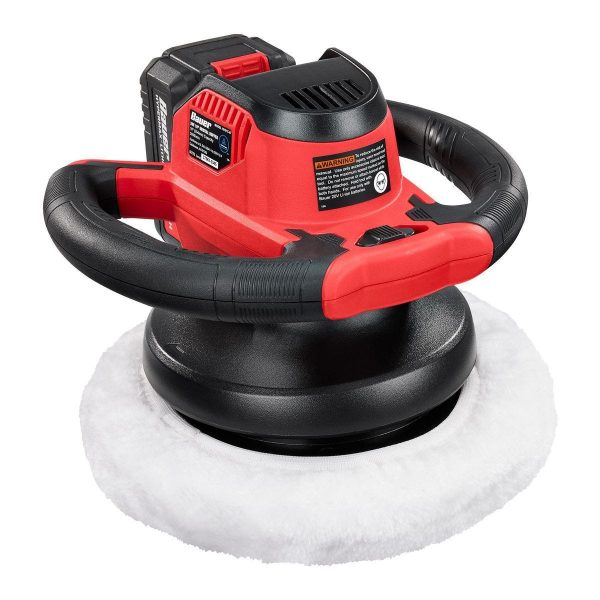 BAUER - 20V Inalámbrico, Buffer de 10 Pulgadas – Solo Herramienta - 56722 - Imagen 6