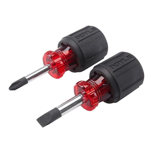DOYLE - Cushion Grip Stubby Screwdriver Set, 2 Piece - 56761 - Imagen 3