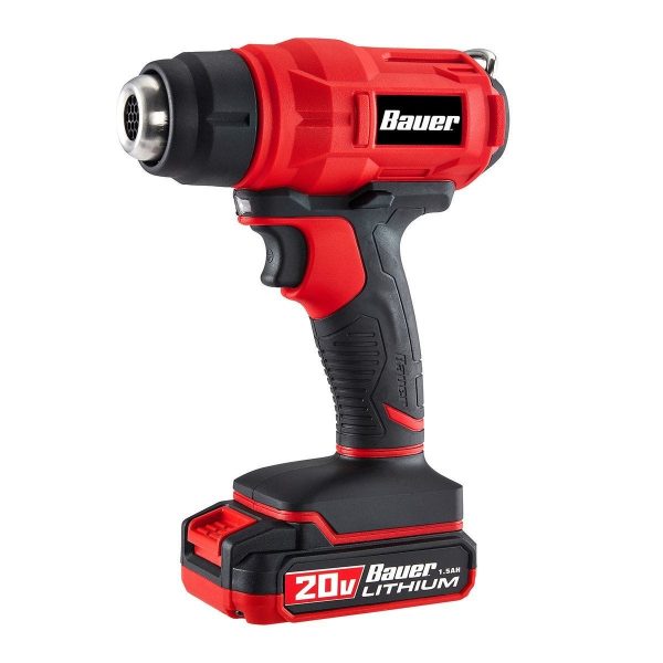 BAUER - 20V Pistola de Calor Inalámbrica - Solo Herramienta - 56791 - Imagen 8