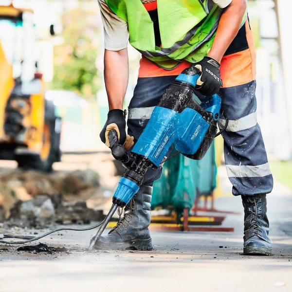 HERCULES - 14.5 Amp, 23 lb. SDS-MAX Type Demolition Hammer with Maximum Vibration Control - 56843 - Imagen 11