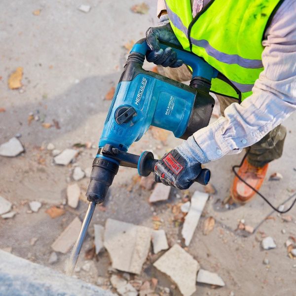 HERCULES - 12 Amp, 1-9/16 in. SDS-MAX Type Variable-Speed Rotary Hammer with Maximum Vibration Control - 56844 - Imagen 11