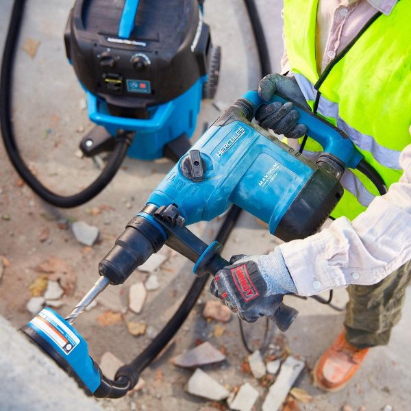 HERCULES - 12 Amp, 1-9/16 in. SDS-MAX Type Variable-Speed Rotary Hammer with Maximum Vibration Control - 56844 - Imagen 14