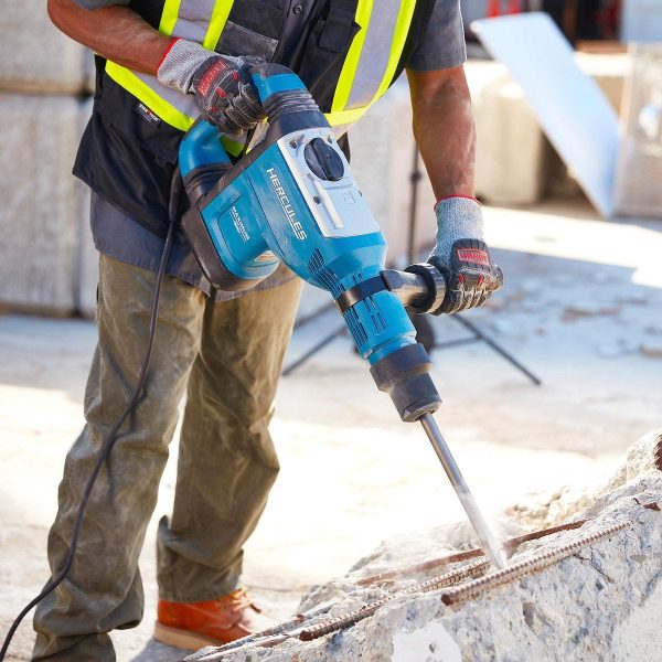 HERCULES - 14 Amp, 1-7/8 in. SDS-MAX Type Variable-Speed Rotary Hammer with Maximum Vibration Control - 56845 - Imagen 12