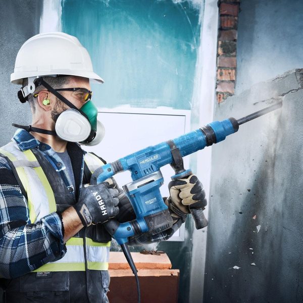 HERCULES - 10 Amp, 12 lb. SDS-MAX Type Demolition Hammer with Maximum Vibration Control - 56846 - Imagen 7