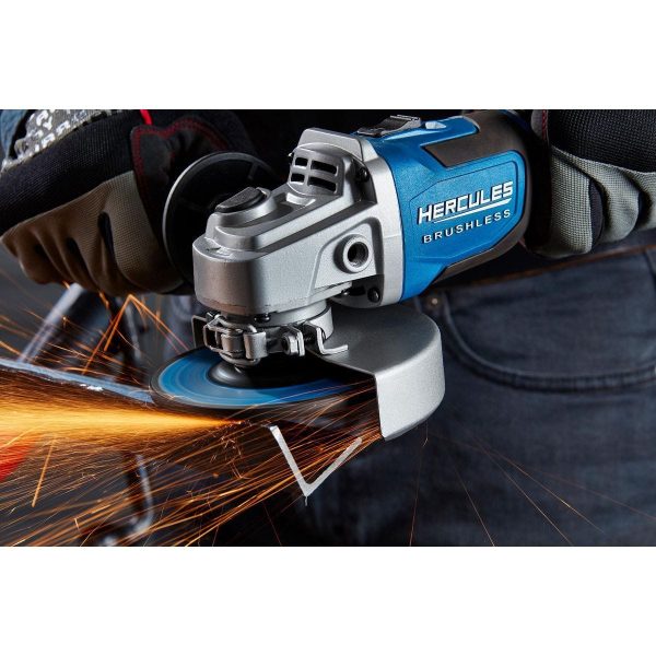 HERCULES - 20V Brushless Cordless, 4-1/2 in./5 in. Slide-Switch Angle Grinder - Tool Only - 56903 - Imagen 9