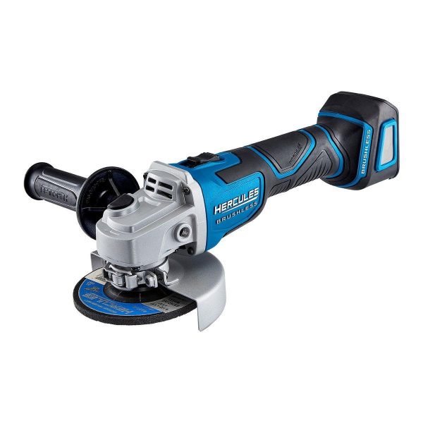 HERCULES - 20V Brushless Cordless, 4-1/2 in./5 in. Slide-Switch Angle Grinder - Tool Only - 56903
