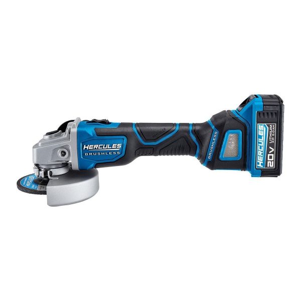 HERCULES - 20V Brushless Cordless, 4-1/2 in./5 in. Slide-Switch Angle Grinder - Tool Only - 56903 - Imagen 3