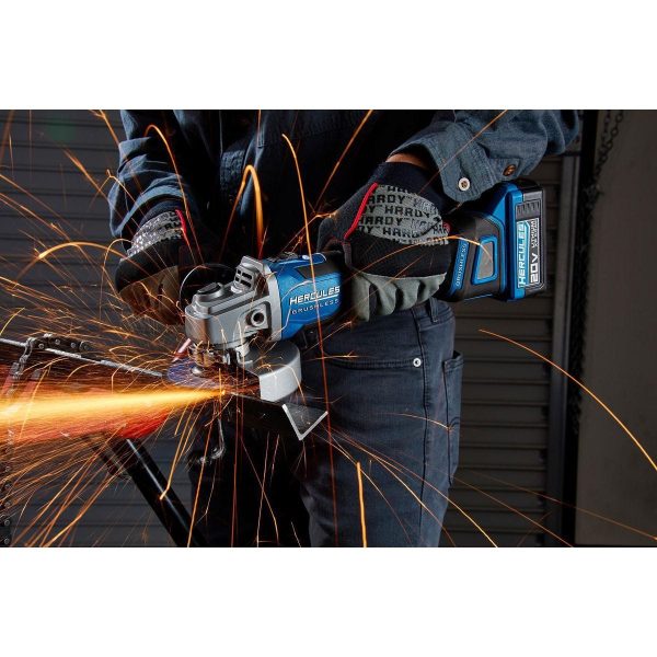 HERCULES - 20V Brushless Cordless, 4-1/2 in./5 in. Slide-Switch Angle Grinder - Tool Only - 56903 - Imagen 8