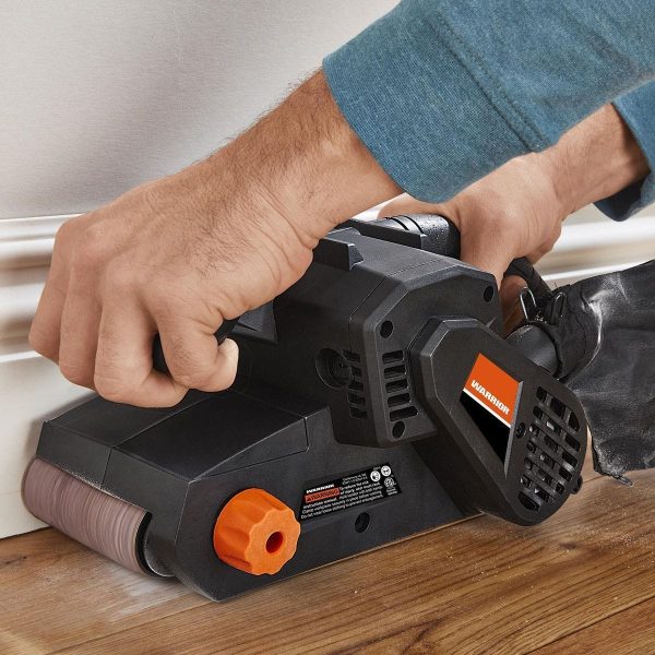 WARRIOR - 7 Amp, 3 in. x 21 in. Variable-Speed Belt Sander - 56916 - Imagen 7