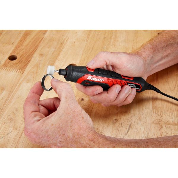 BAUER - 0.6 Amp Variable-Speed Precision Crafting Rotary Tool Kit, 36-Piece - 57001 - Imagen 11