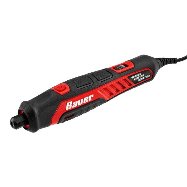 BAUER - 0.6 Amp Variable-Speed Precision Crafting Rotary Tool Kit, 36-Piece - 57001 - Imagen 3