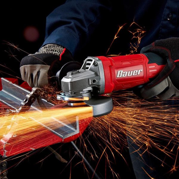 BAUER - 8 Amp, 4-1/2 in. Paddle-Switch Angle Grinder - 57002 - Imagen 10