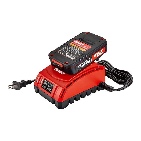 BAUER - 20V Lithium-Ion 3 Amp Rapid-Plus Battery Charger - 57006 - Imagen 8