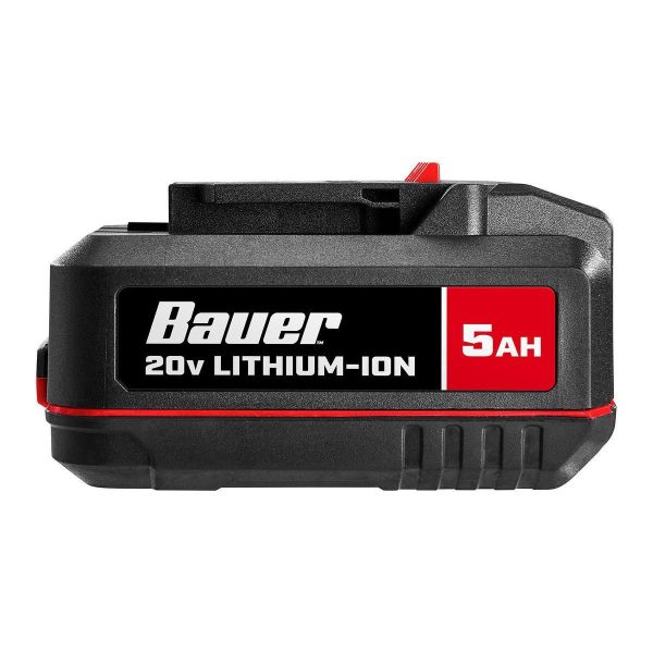 BAUER - 20V 5 Ah High-Capacity Lithium-Ion Battery - 57007 - Imagen 4