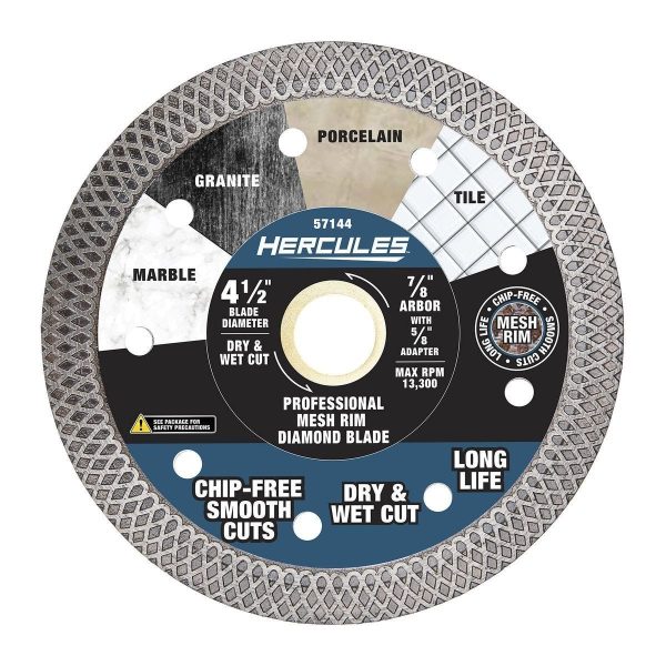 HERCULES - 4-1/2 in. Professional Mesh-Rim Diamond Blade - 57144 - Imagen 2