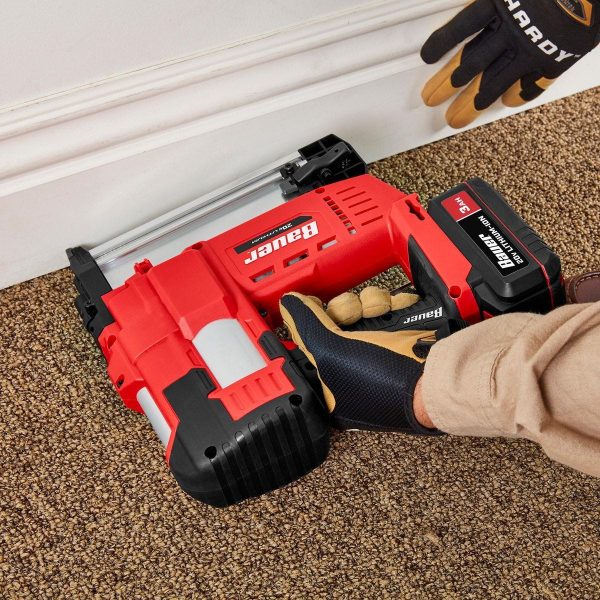 BAUER - 20V Cordless, 18 Gauge Brad Nailer - Tool Only - 57180 - Imagen 9