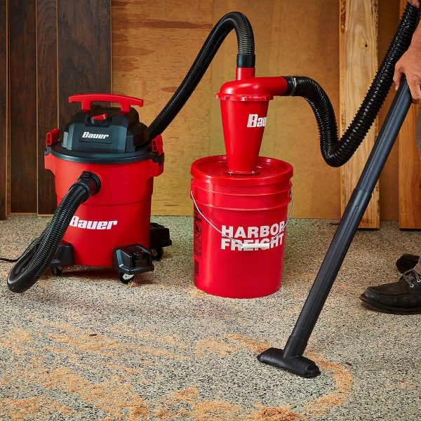 BAUER - Cyclone Dust Separator Kit for 5 Gallon Buckets - 57194 - Imagen 6