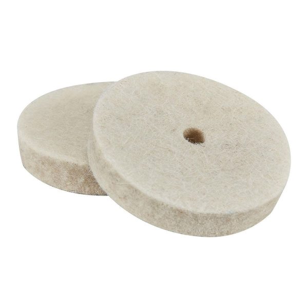 WARRIOR - 2 in. Lambs Wool Polishing Wheels, 6-Piece - 57227