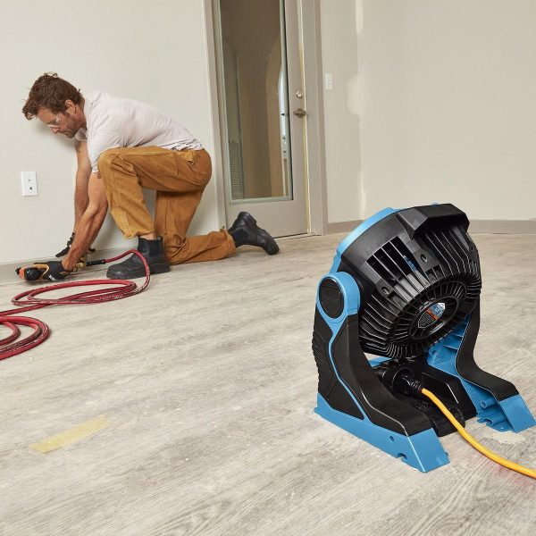 HERCULES - Ventilador de Obra Inalámbrico de Doble Potencia 20/120V - Solo Herramienta - 57275 - Imagen 8