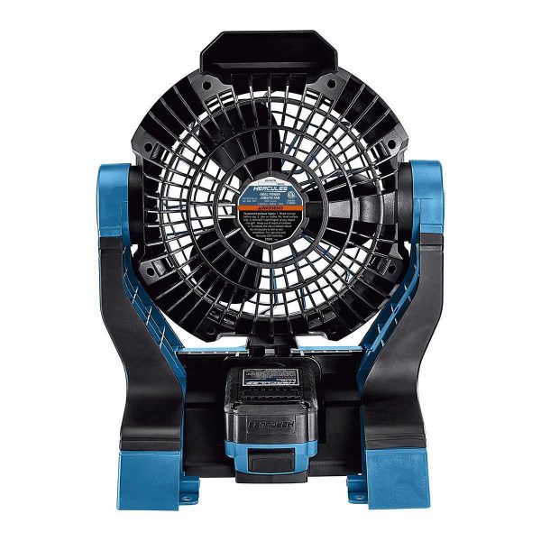HERCULES - Ventilador de Obra Inalámbrico de Doble Potencia 20/120V - Solo Herramienta - 57275 - Imagen 5