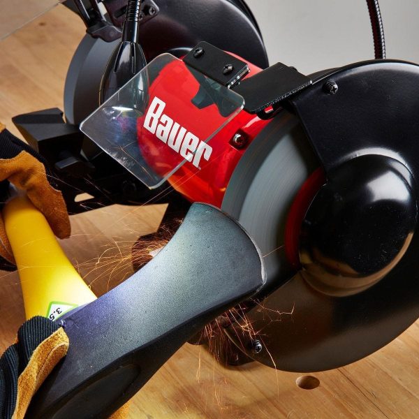 BAUER - 8 in. Bench Grinder with LED Light - 57287 - Imagen 11