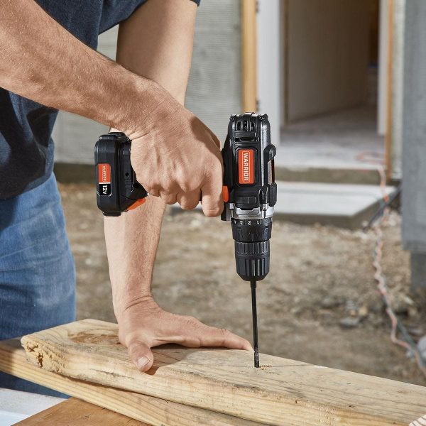 WARRIOR - 12V Inalámbrico, Kit de Taladro 3/8 pulg. con Batería y Cargador - 57366 - Imagen 8