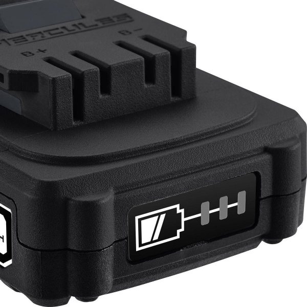 HERCULES - 12V 2 Ah Batería de Iones de Litio Compacta y Ligera - 57367 - Imagen 7