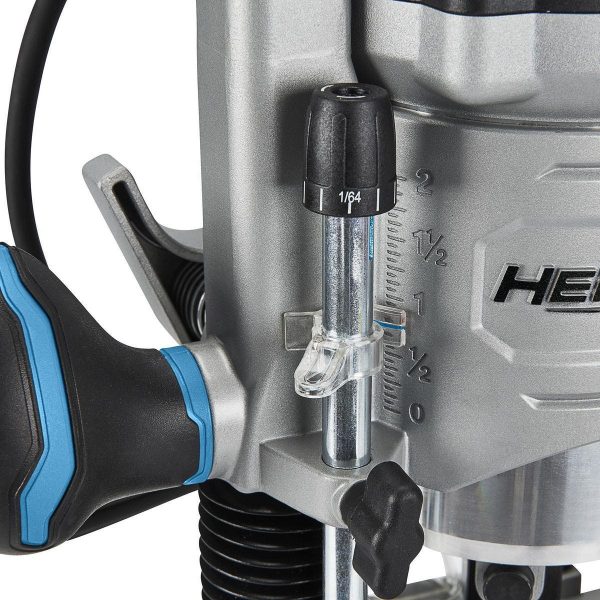 HERCULES - 12 Amp Variable-Speed Fixed Base Router with Plunge Base Kit - 57368 - Imagen 9