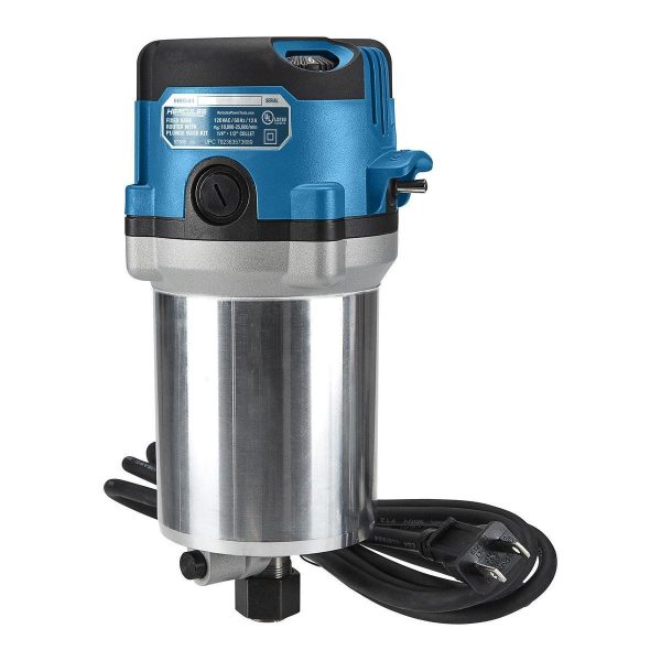 HERCULES - 12 Amp Variable-Speed Fixed Base Router with Plunge Base Kit - 57368 - Imagen 5