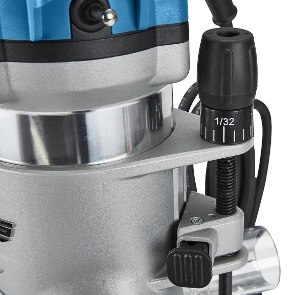 HERCULES - 12 Amp Variable-Speed Fixed Base Router with Plunge Base Kit - 57368 - Imagen 8