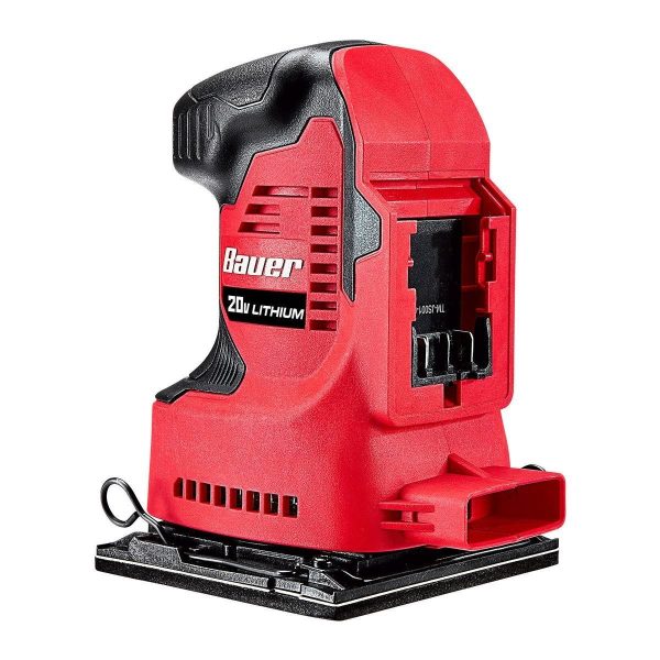 BAUER - Lijadora Orbital Inalámbrica 20V con Bolsa de Polvo - 57471 - Imagen 7